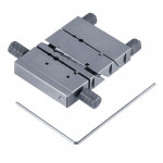 Steel Miter-Cutting Vise and Jig 45 60 90 Degree Angles 