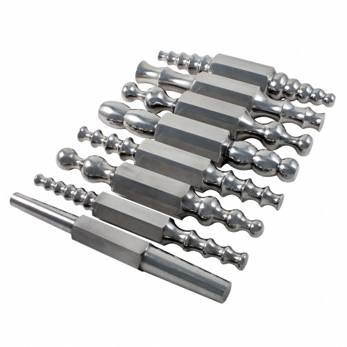 Double sided forming stakes set