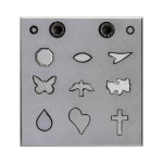 9 Shapes Disc Cutter Set Jewelry Making and Shaping Cutters