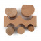 Hardwood Bending Block 5 pc Set Jewelry Wooden Forming Block 