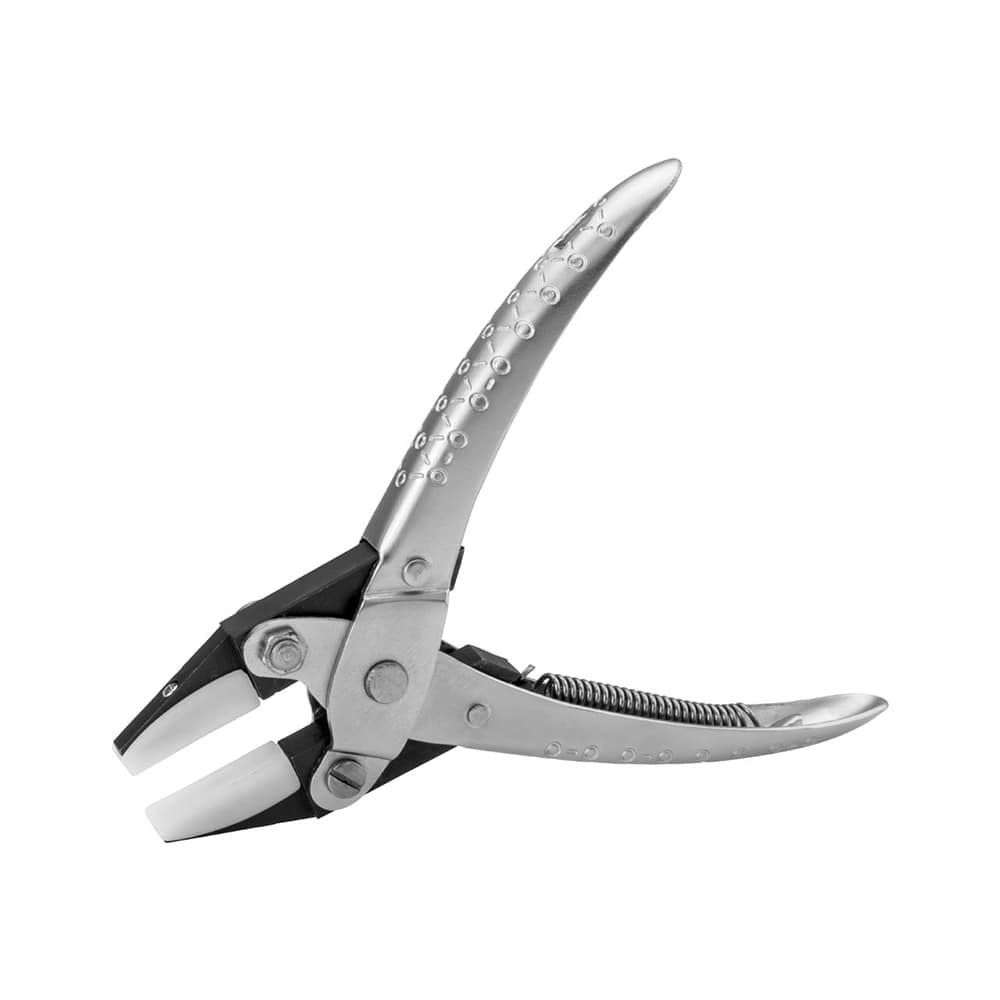 Nylon-Jaw Flat-Nose Parallel Pliers for Jewelry Making