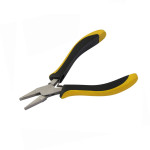 Flat Nose Pliers Smooth Jaw Spring Loaded Jewelry Making Repair Tool