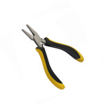 Flat Nose Pliers Smooth Jaw Spring Loaded Jewelry Making Repair Tool