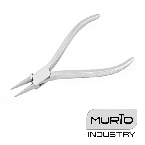 Round Nose Pliers 115mm Groove Handle 