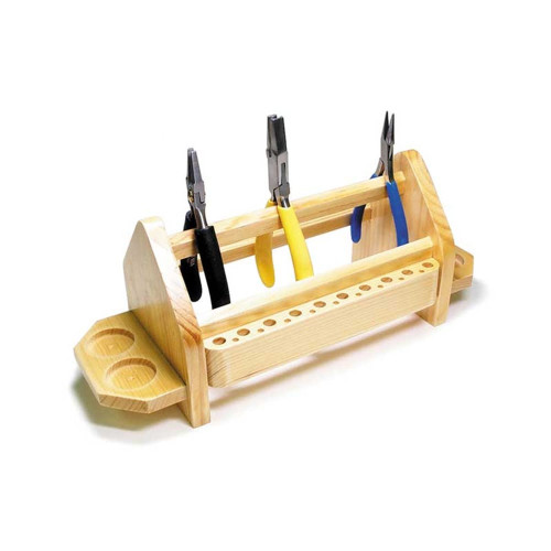 Stylish Wood Pliers and Jewelry Tool Rack